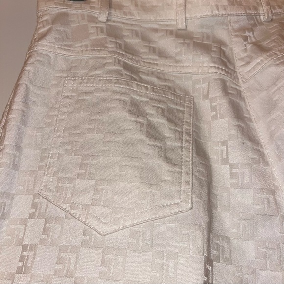 St. John Sport High Rise Straight Leg Monogrammed Pants - Picture 9 of 12